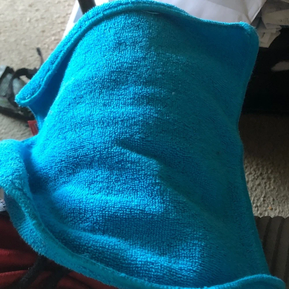 Bright Turquoise Beach Towel